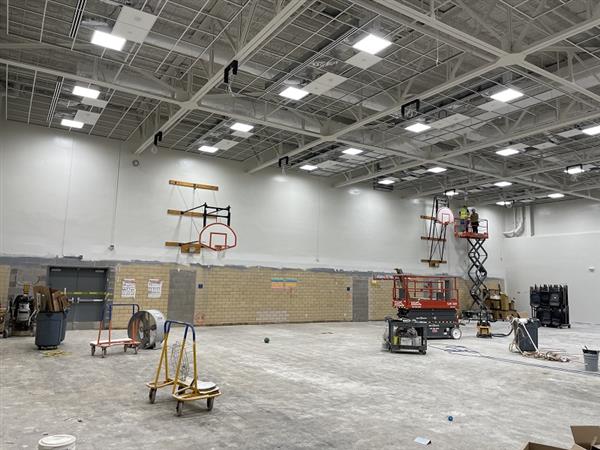 Gym undergoing extensive remodeling 
